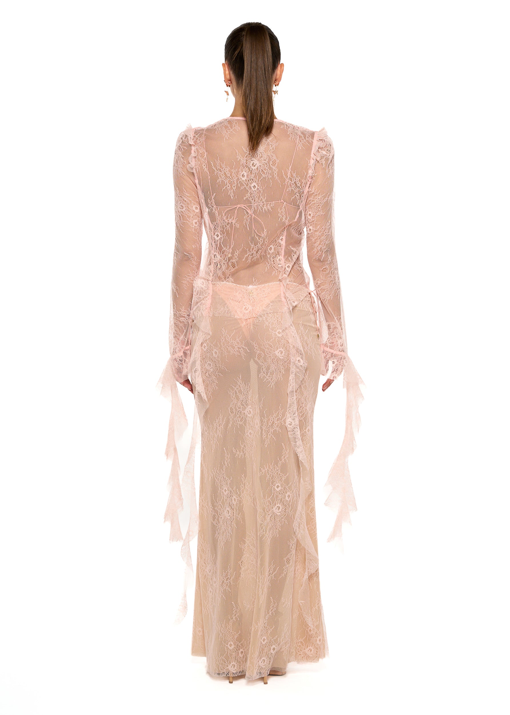 ALANA PEACH LACE - SHIRT - Image 5