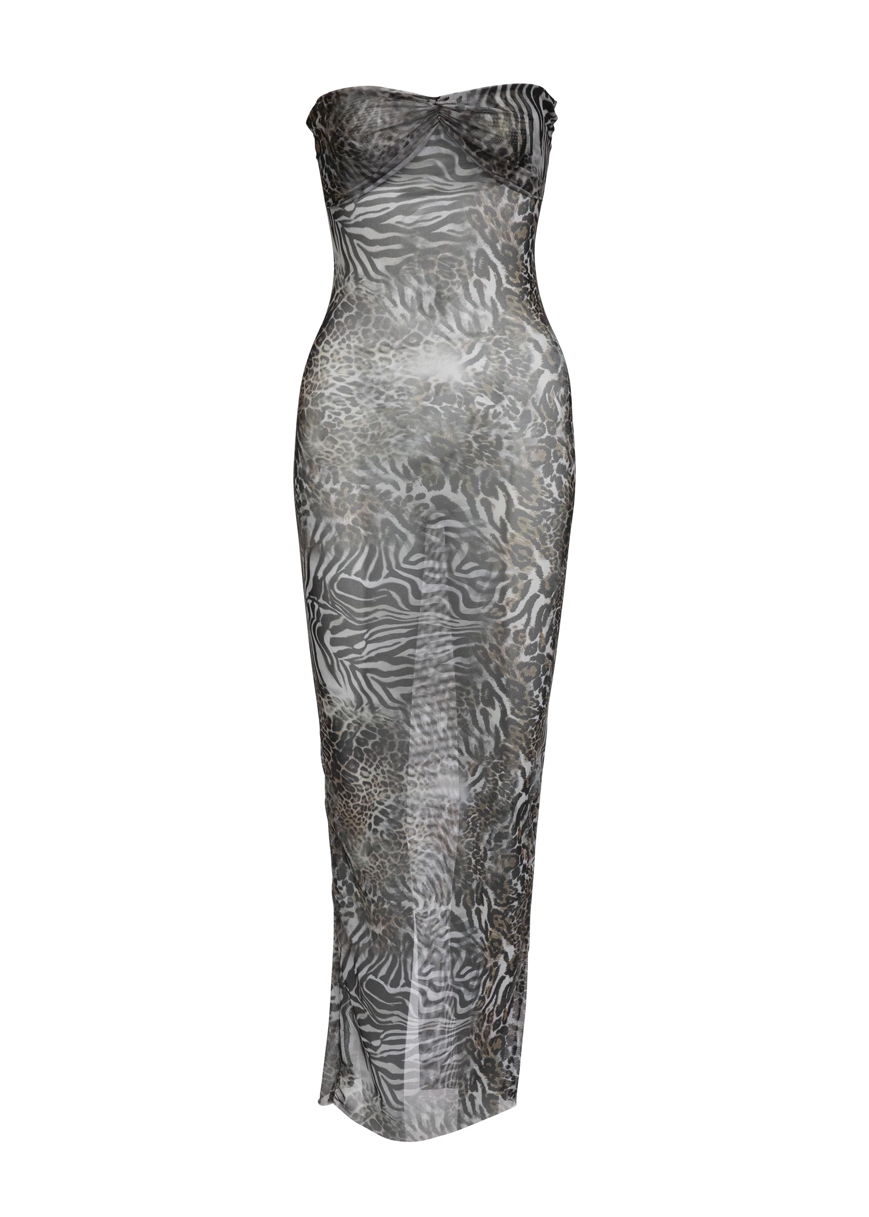 ALICE ANIMAL - STRAPLESS DRESS - Image 3