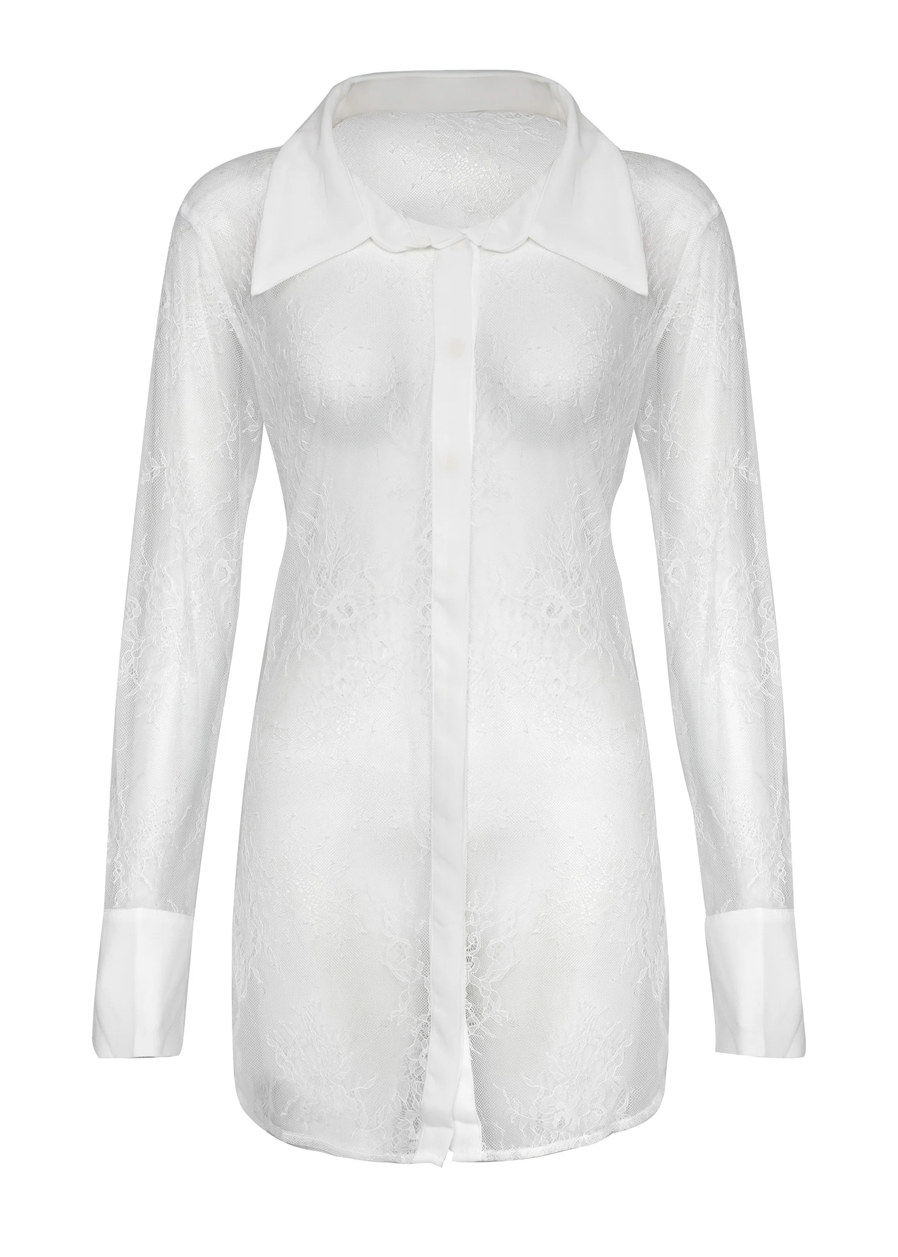ALLEN WHITE LACE - SHIRT - Image 5