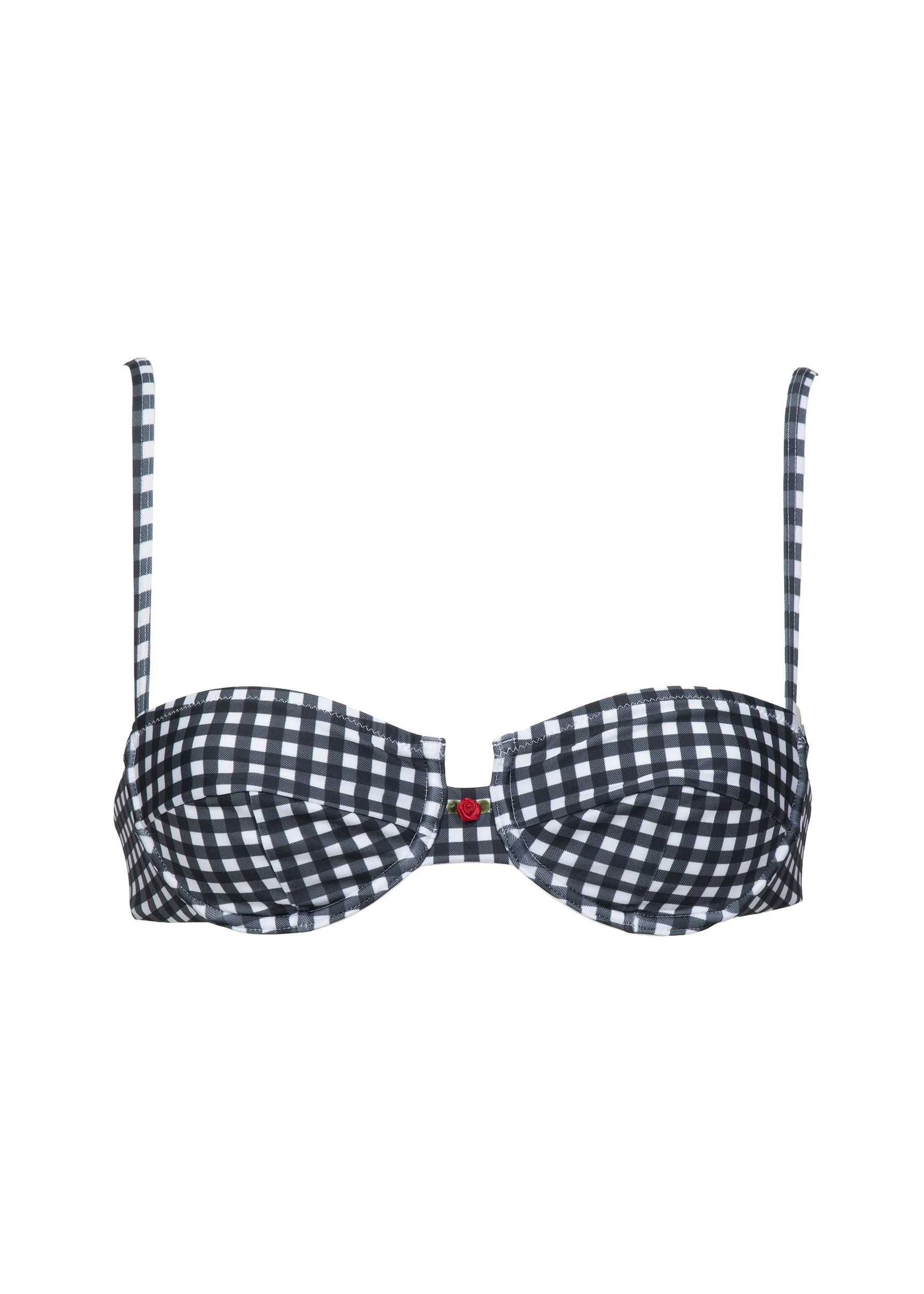 ESME BLACK & WHITE GINGHAM - TOP - Image 4