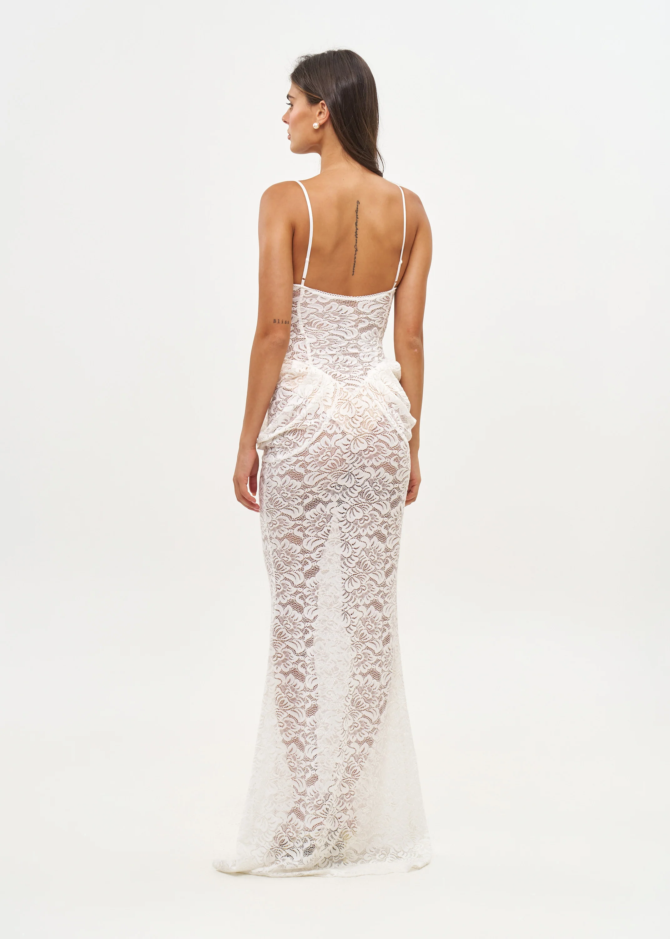 VECNA WHITE LACE - MAXI DRESS - Image 6